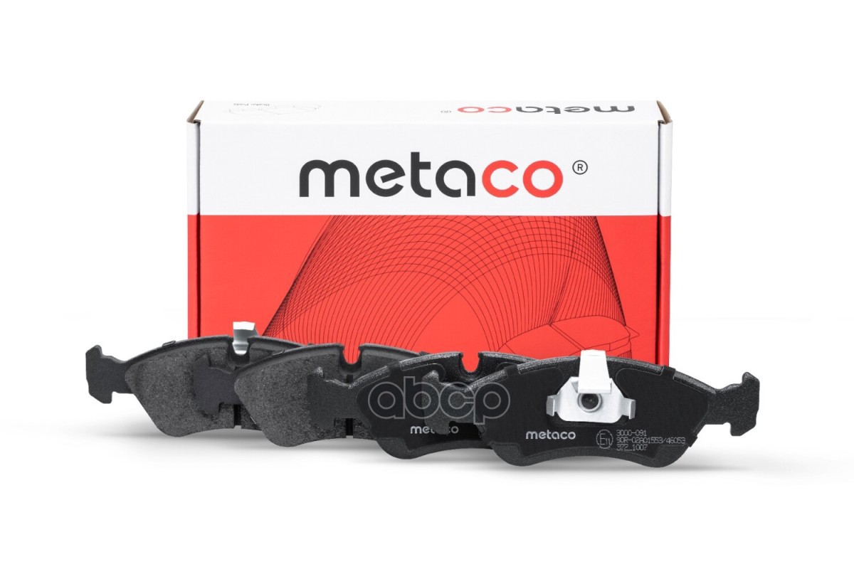 Колодки Тормозные Передние, Opel Astra F/Calibra A/Omega A 156,3Мм METACO арт. 3000-091