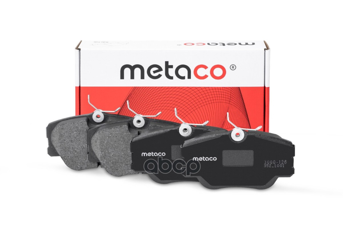 Колодки тормозные передние к-кт METACO арт. 3000-126