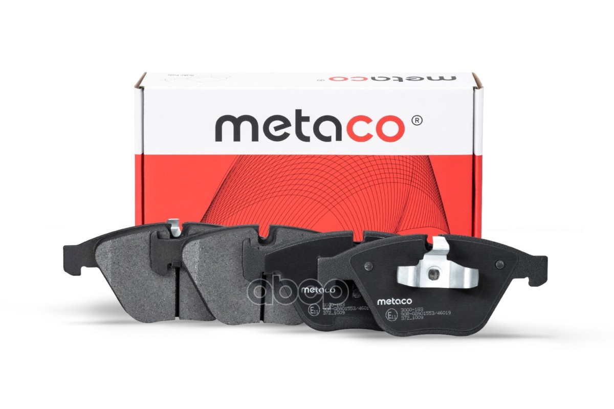 Колодки тормозные передние к-кт METACO арт. 3000-183