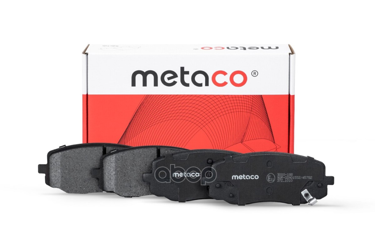 Колодки Тормозные Передние, Kia Picanto 2005-2011 45X115x16mm METACO арт. 3000-188