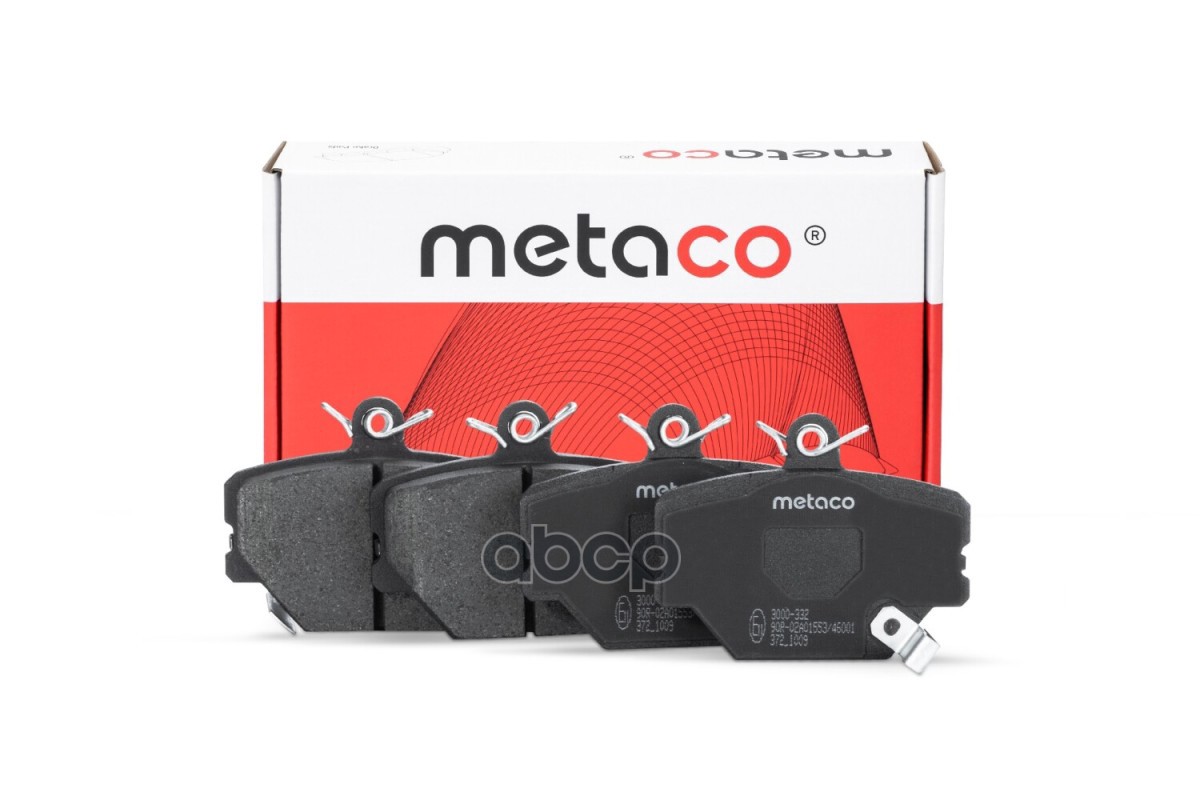 Колодки Тормозные Передние К-Кт METACO арт. 3000332