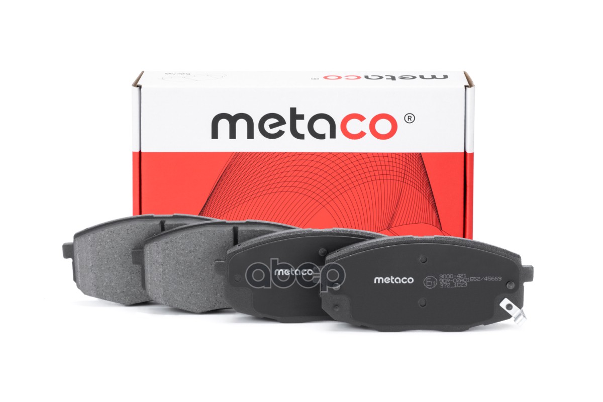 Колодки тормозные передние к-кт '3000-421 METACO арт. 3000-421
