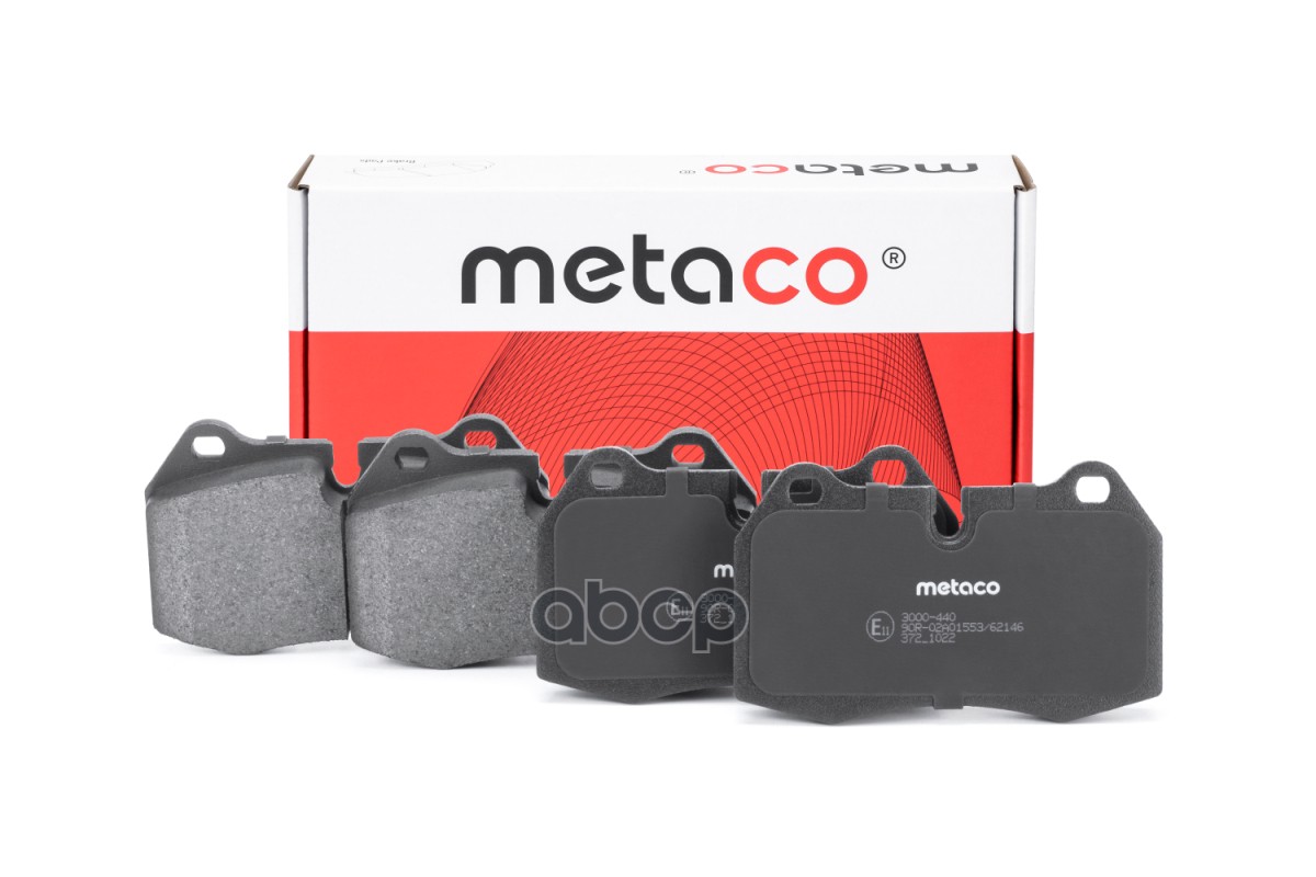 Колодки тормозные передние к-кт METACO арт. 3000440