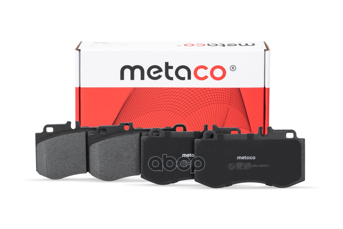 Колодки тормозные передние к-кт METACO арт. 3000445