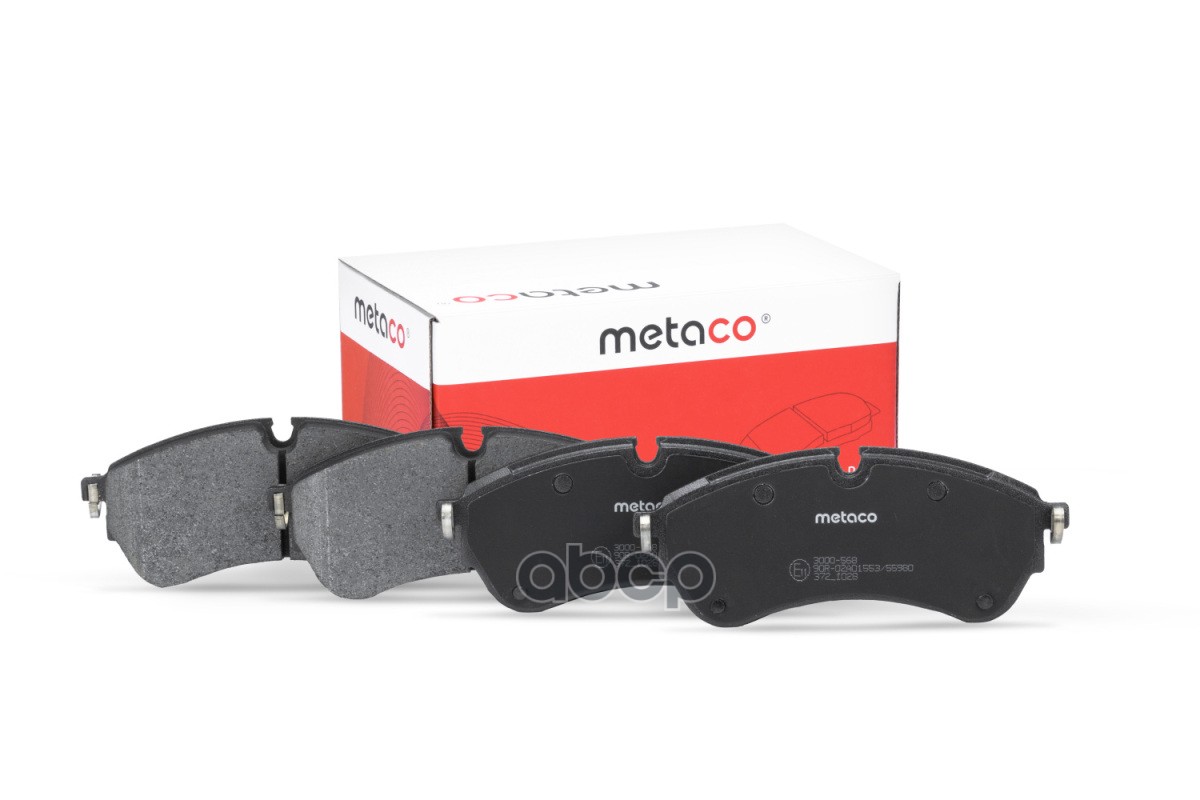 Колодки тормозные передние к-кт METACO арт. 3000568