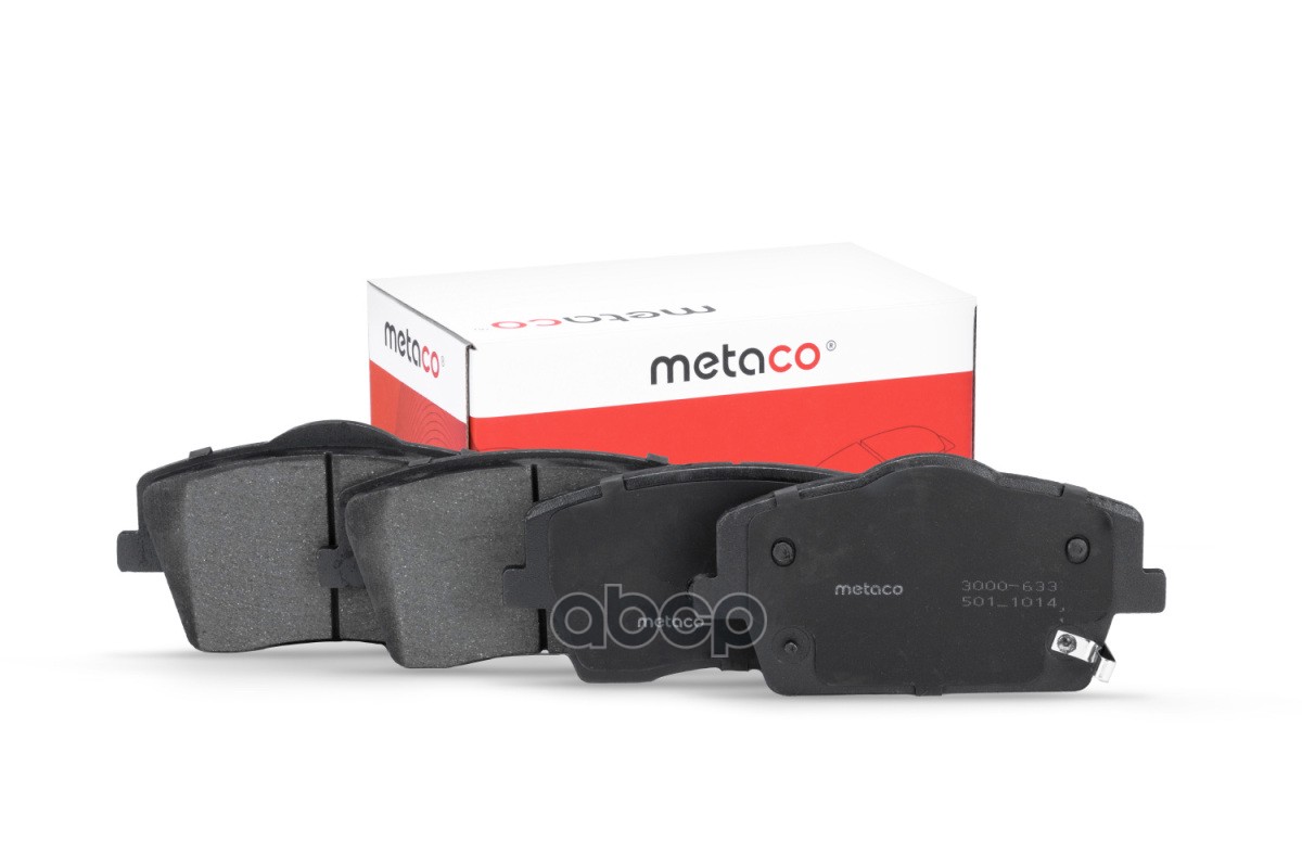 Колодки тормозные передние к-кт METACO арт. 3000-633