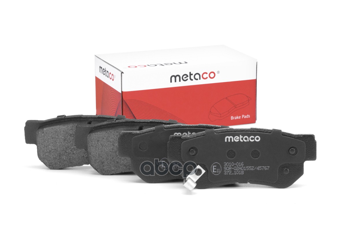 Колодки тормозные задние дисковые к-кт METACO арт. 3010-016