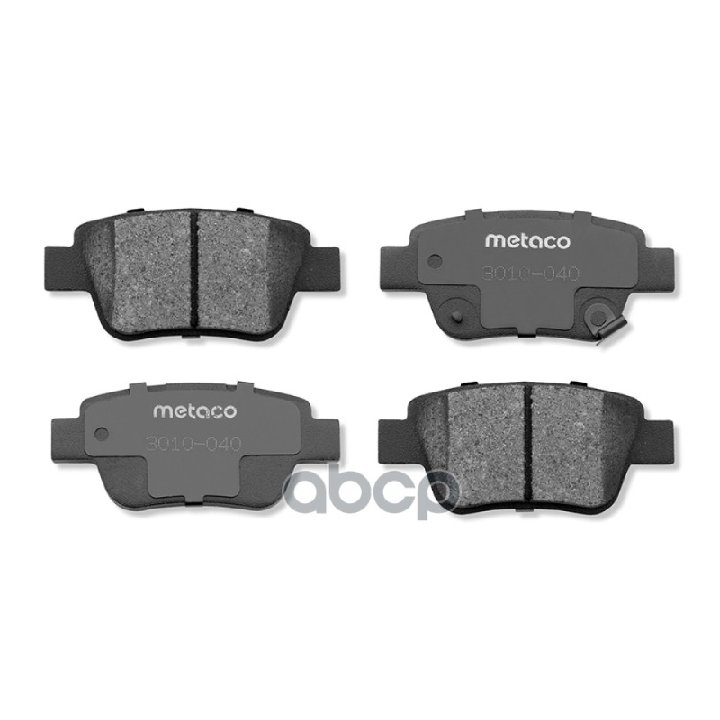 Колодки Тормозные Задние, Toyota Avensis 2003> 46.1X102x16.3мм/ C Датчиком Износа METACO арт. 3010-040