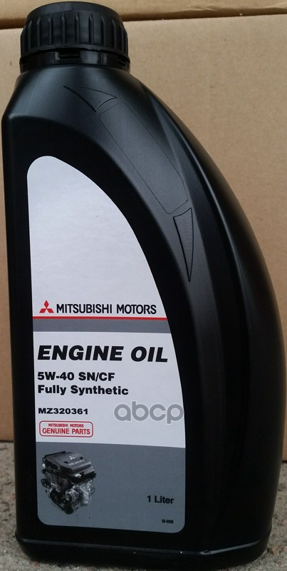 MITSUBISHI Масло моторное синтетическое MITSUBISHI ENGINE OIL 5W-40 1л MZ320361