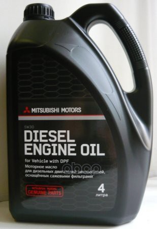 MITSUBISHI Масло моторное MITSUBISHI Diesel oil DL-1 5W-30 синтетическое 4 л MZ320759