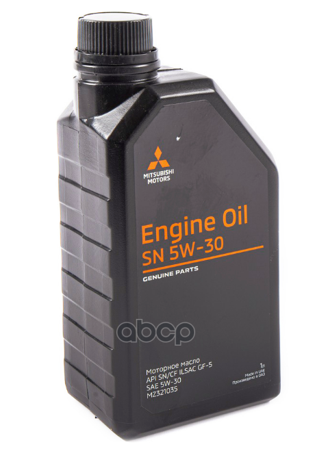 MITSUBISHI Масло моторное синтетическое MITSUBISHI ENGINE OIL 5W-30 1л (MZ320756) MZ321035