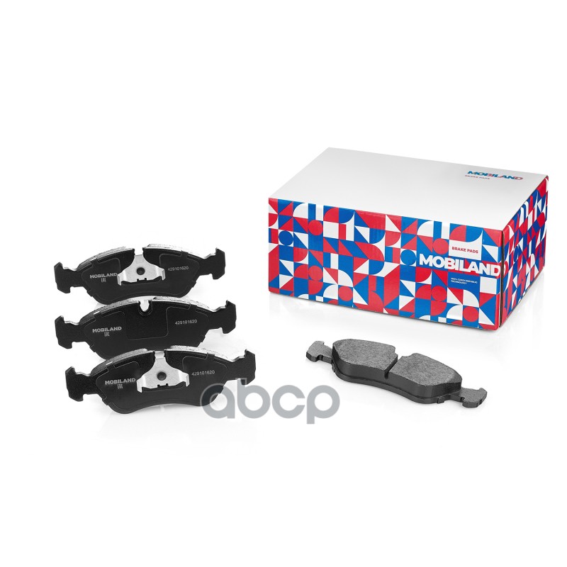 Колодки тормозные дисковые передние (4 шт.) с п/шум. пласт. DAEWOO NEXIA (KLETN) MOBILAND арт. 429101620