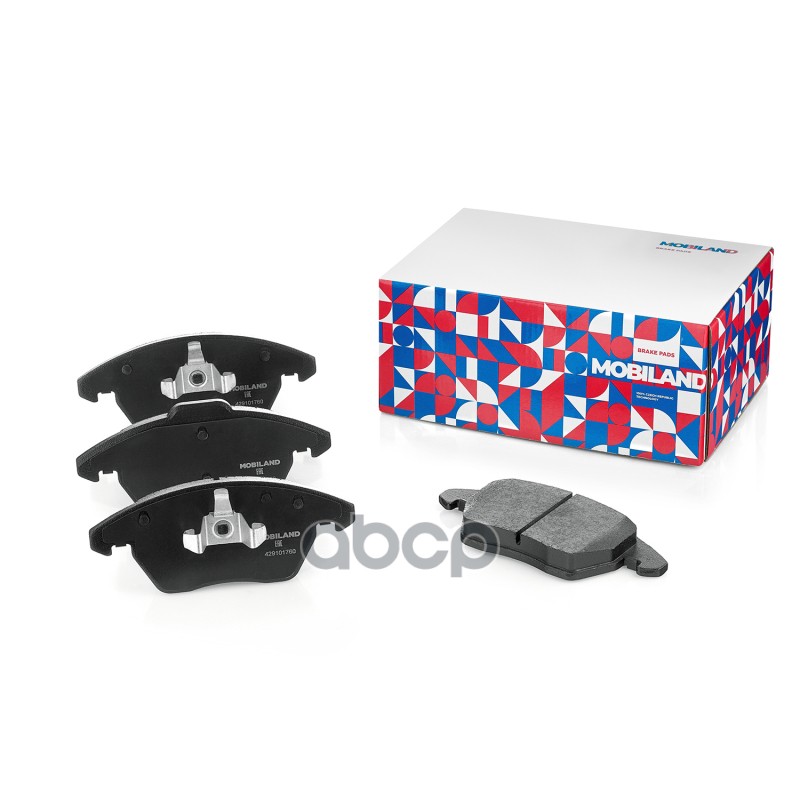 Колодки тормозные дисковые передние (4 шт.) с п/шум. пласт. CITROEN C4 I (LC_) MOBILAND арт. 429101760