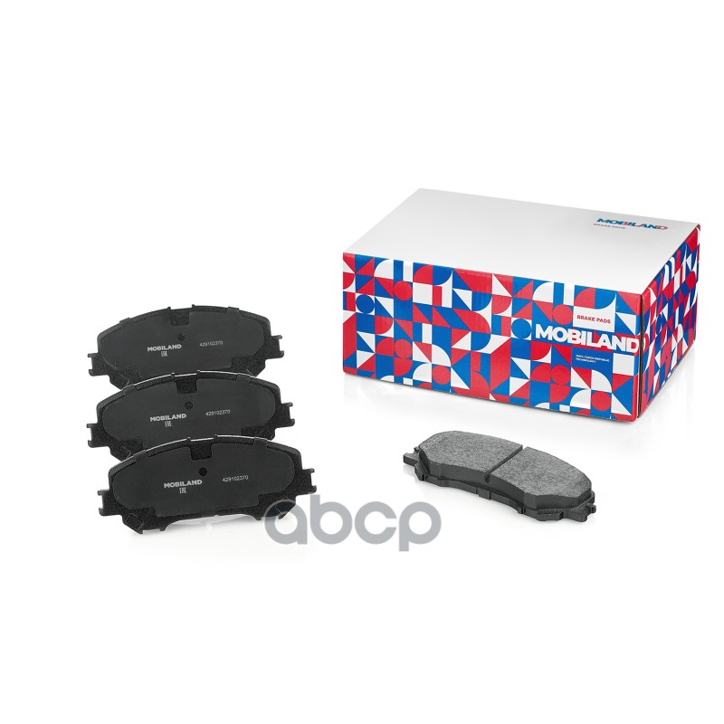 Колодки Тормозные Дисковые Передние (4 Шт.) С П/Шум. Пласт. Nissan Qashqai Ii (J11, J11_) MOBILAND арт. 429102370