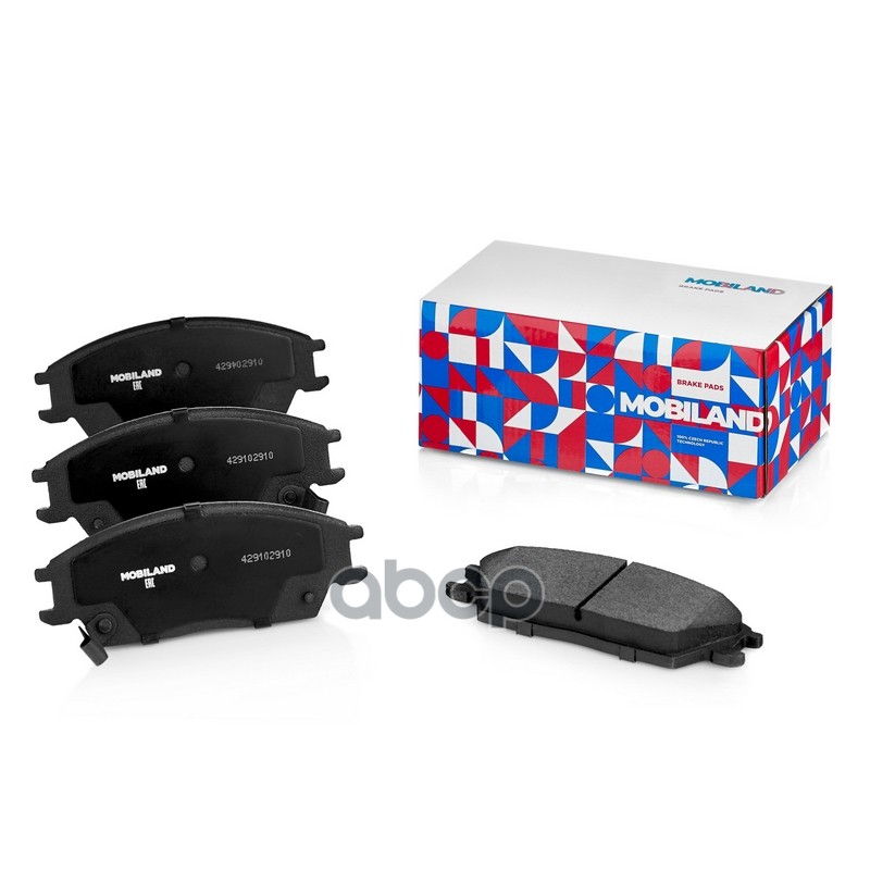 Тормозные колодки дисковые HYUNDAI Accent 1994- 429102910 MOBILAND арт. 429102910
