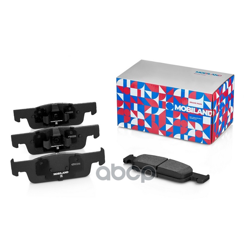 Колодки тормозные дисковые передние (4 шт.) с п/шум. пласт. RENAULT LOGAN/STEPWAY II (L8_), SANDERO/ MOBILAND арт. 429103310