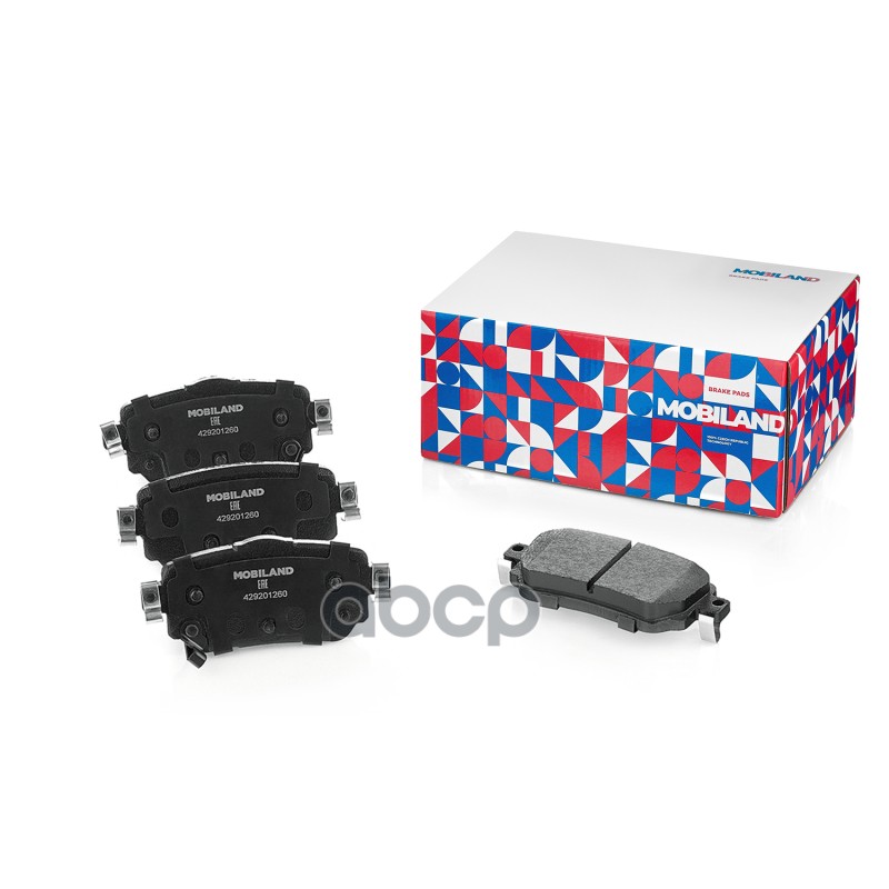 Колодки Тормозные Дисковые Задние (4 Шт.) С П/Шум. Пласт. Nissan Qashqai Ii (J11, J11_) MOBILAND арт. 429201260