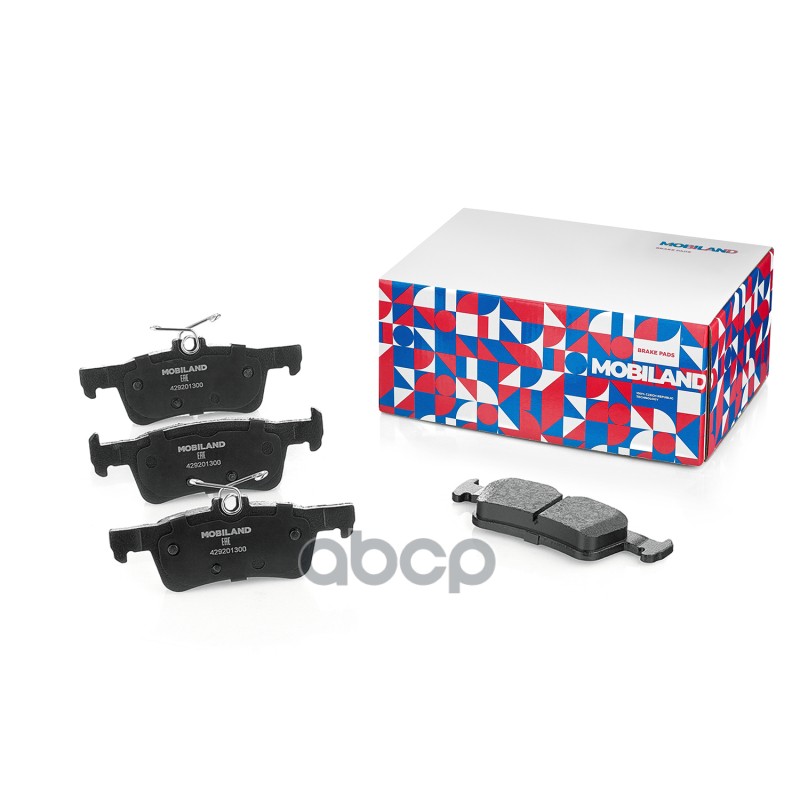 Колодки тормозные дисковые задние (4 шт.) с п/шум. пласт. PEUGEOT 308 II (LB_, LP_, LW_, LH_, L3_) MOBILAND арт. 429201300