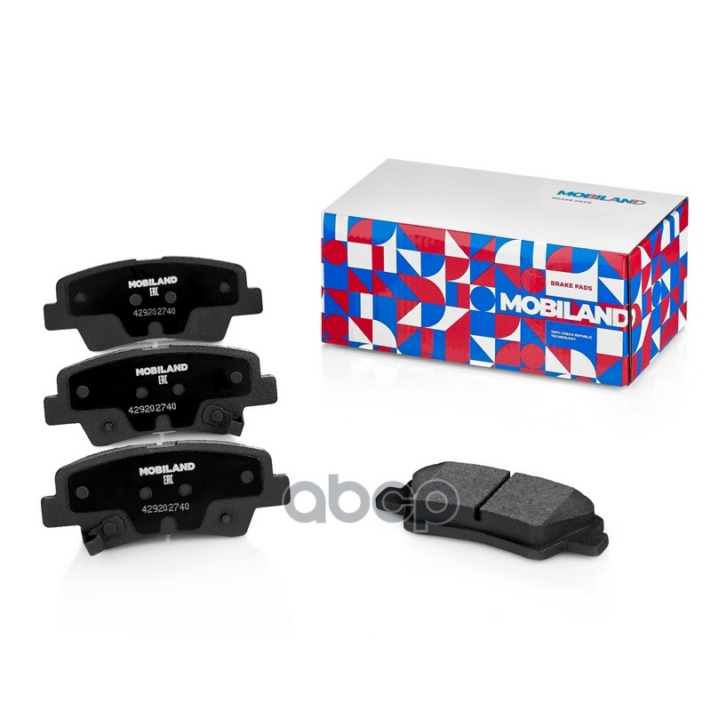 Тормозные колодки дисковые HYUNDAI Solaris 2010- 429202740 MOBILAND арт. 429202740