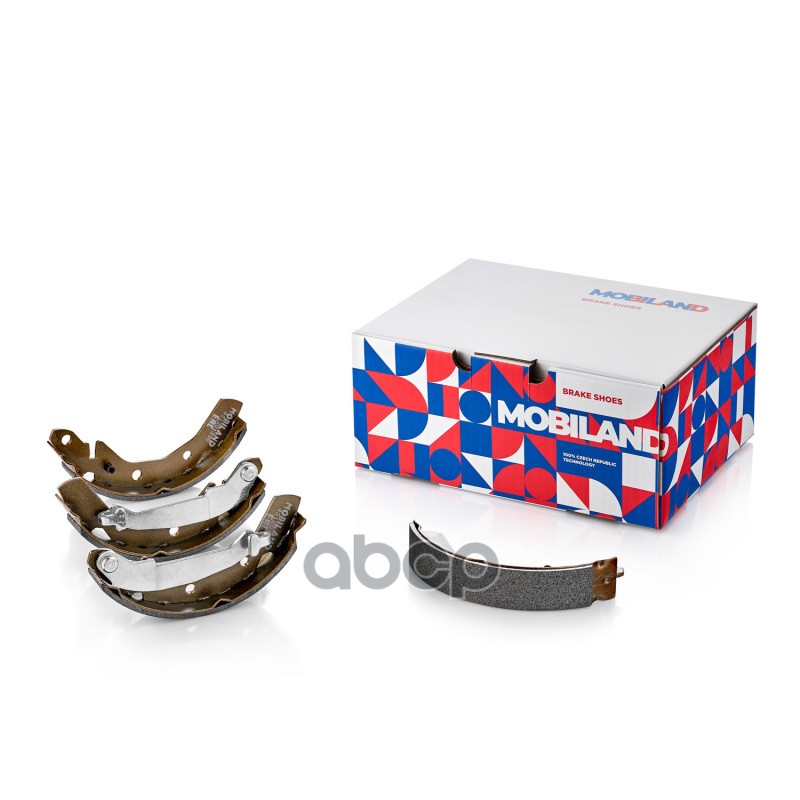 Колодки тормозные барабанные (4 шт.) для а/м DAEWOO MATIZ (M100, M150), MATIZ (M200, M250) (180x31) 431201390 MOBILAND арт. 4...