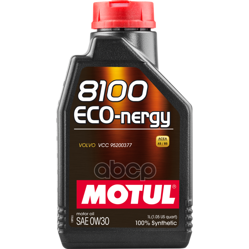 MOTUL Масло моторное Motul 8100 Eco-nergy SM/CF 0W-30 синтетическое 1 л 102793