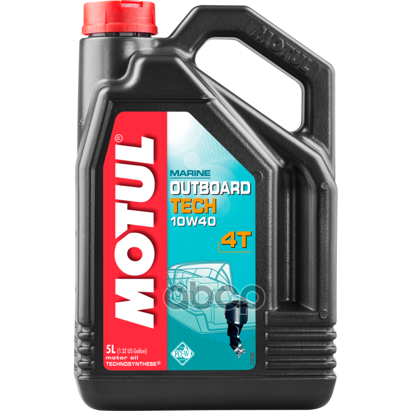 Масло моторное 4T Motul Outboard Tech 10W40 5 л 106354 MOTUL арт. 106354