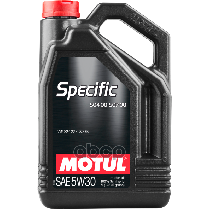 MOTUL Масло моторное Motul Specific 504.00/507.00 VW 5W-30 синтетическое 5 л 106375