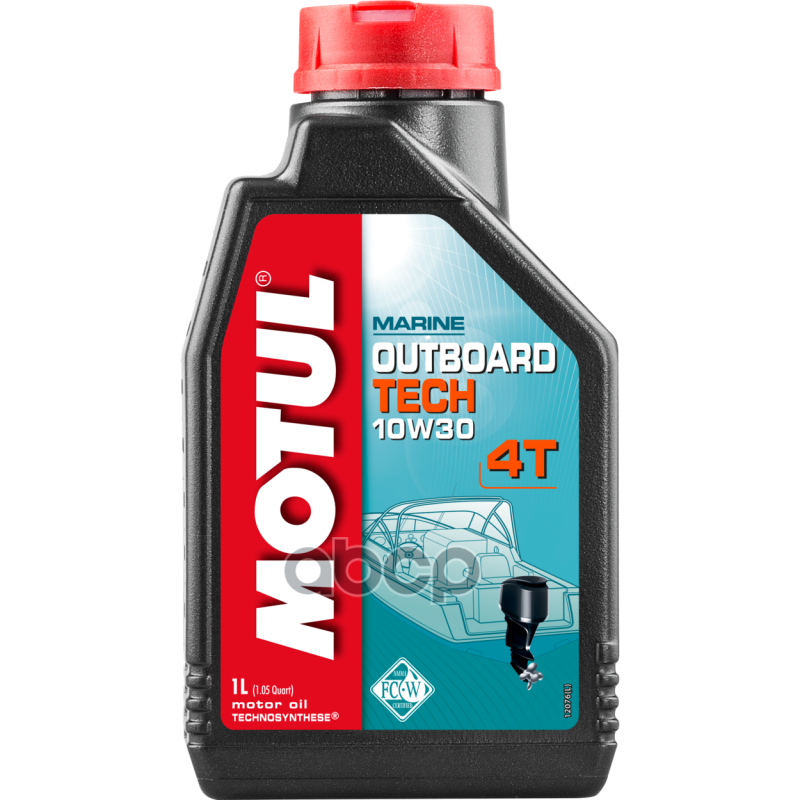 Масло моторное Outboard Tech 4T 10W-30 1л (113265) 106453 MOTUL арт. 106453