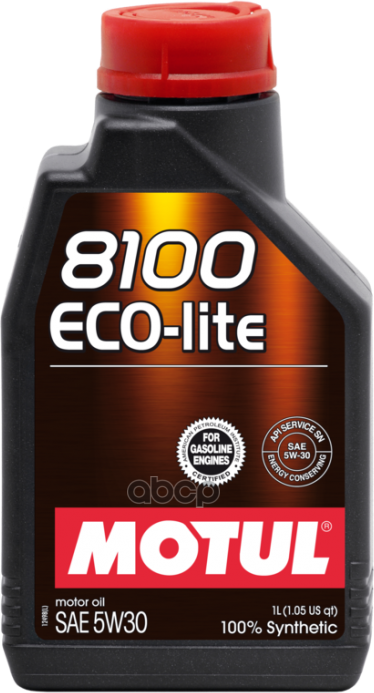MOTUL Масло моторное Motul 8100 Eco-Lite 5W-30 синтетическое 1 л 108212