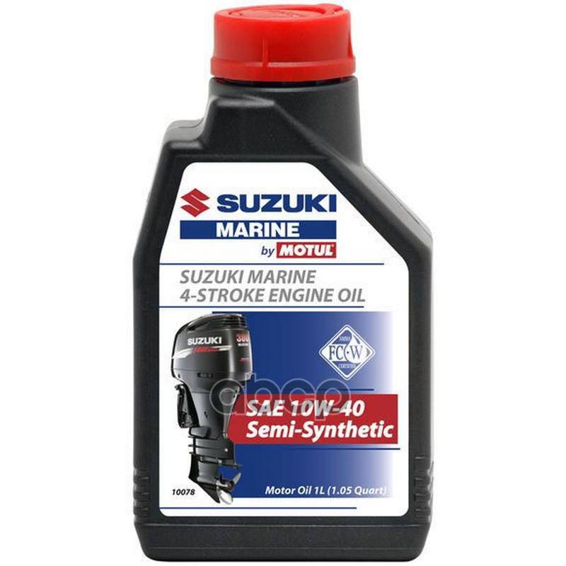 10W-40 1L Suzuki Marine 4T Масло Моторное MOTUL арт. 108697