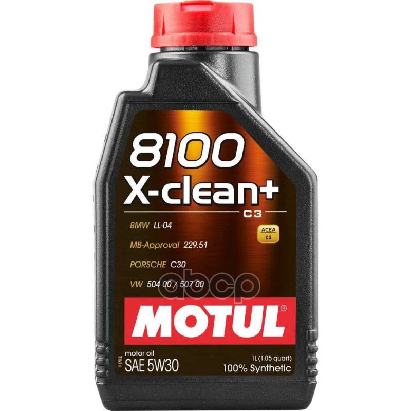 MOTUL Масло моторное 8100 X-clean Plus 5W-30 1л (106376) 111683