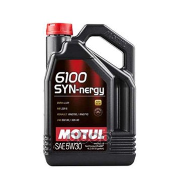 MOTUL Масло моторное Motul 6100 Syn-Nergy 5W-30 синтетическое 4 л 112138