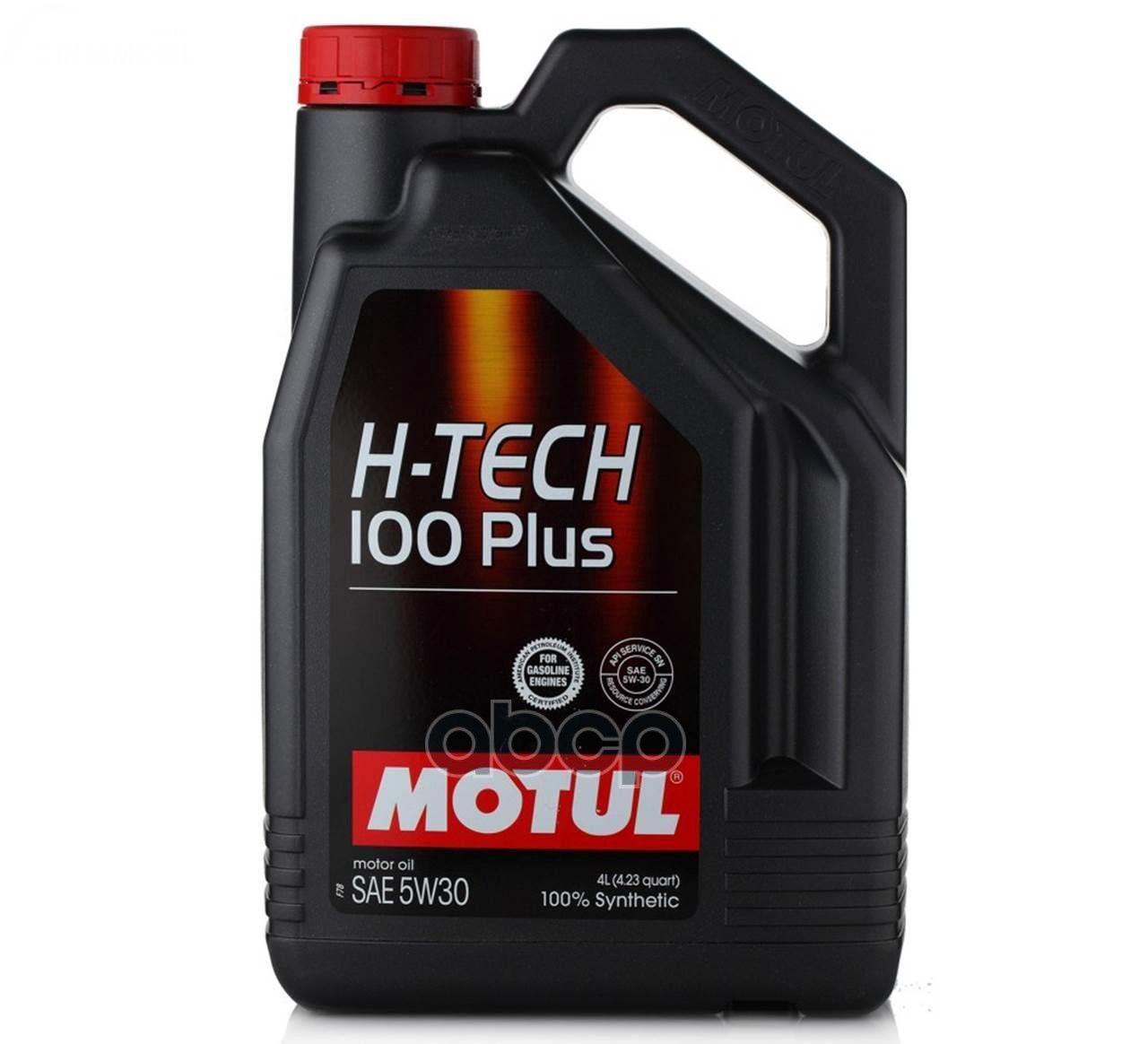 MOTUL Масло моторное H-TECH 100 PLUS 5W-30 4л (108213, 112474) 112142