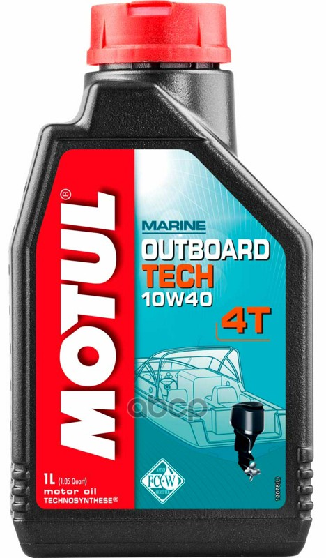 Масло Моторное Motul Outboard Tech 4T 10W-40 Синтетическое 1 Л 112751 MOTUL арт. 112751
