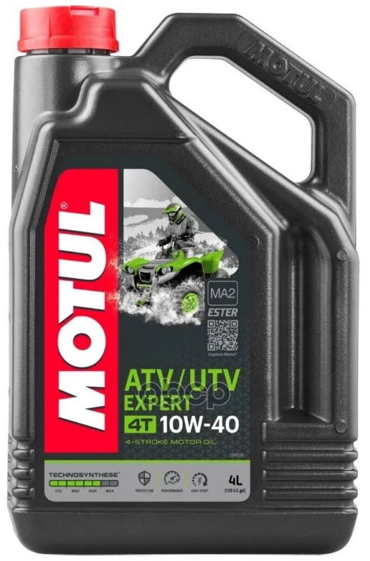 Масло моторное ATV-UTV EXPERT 4T 10W-40 4л 113175 MOTUL арт. 113175