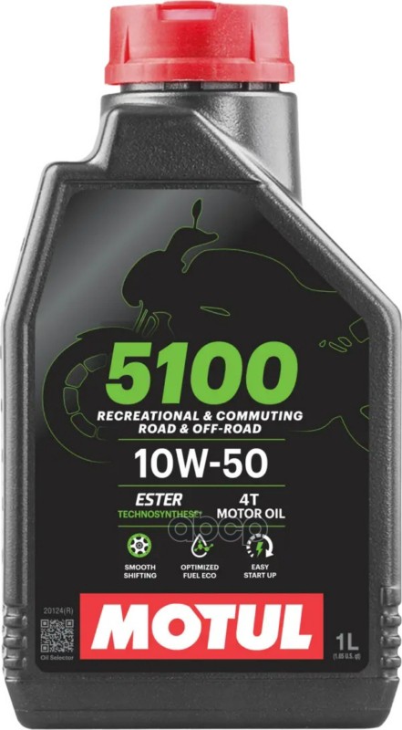 Масло моторное 5100 4T 10W-50 1л (104074) 113188 MOTUL арт. 113188