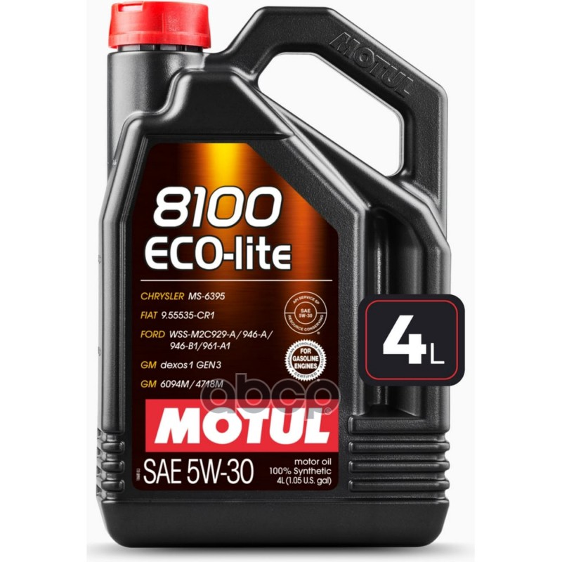 Масло моторное 8100 Eco-lite 5W-30 4л (108213) 113497 MOTUL арт. 113497