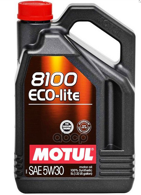 Масло моторное 8100 Eco-lite 5W-30 5л (108214) 113498 MOTUL арт. 113498