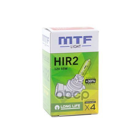 Галогенная Лампа Mtf Hir29012 12V 55W Standard30 MTF Light арт. HS12H2