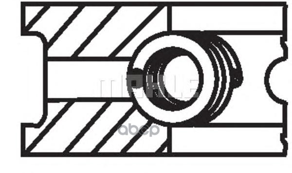 Кольца Поршневые 1Шт Fiat. Peugeot 1.0/1.1 =70 1.5X1.5x3 Std 85> Mahle/Knecht арт. 00726N0