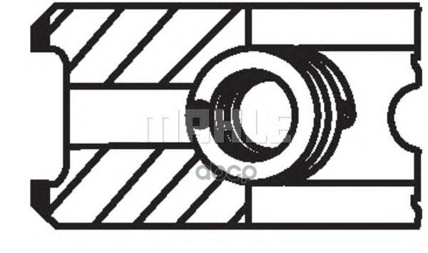Кольца Поршневые 1Шт Fiat. Iveco. Renault 2.8D =94.4 2.5X2x2.5 Std 00> Mahle/Knecht арт. 00990N0