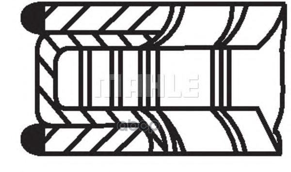 Кольца Поршневые (Комплект На 1 Цилиндр) Gm/Opel /D=86Mm Std Knecht/Mahle 01220N0 Mahle/Knecht арт. 01220N0