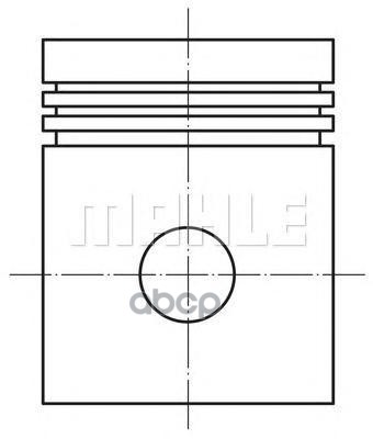 Поршень с кольцами 0222700 Mahle/Knecht арт. 0222700