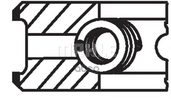 Кольца Поршневые 1Шт Audi. Vw 1.6Td =76.5 1.75X2x3 +0.50 82> Mahle/Knecht арт. 02955N1
