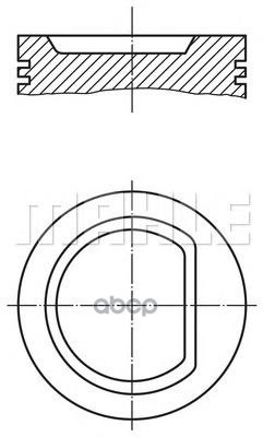Поршень Двс Seat: Arosa 1.4 97-04, Cordoba 1.4 I 93-99, Cordoba Vario 1.4 I 96-99 Mahle/Knecht арт. 0303200