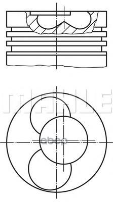 Поршень Двигателя Vw Mahle/Knecht арт. 0304002