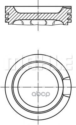 Поршень Двс Audi: A3 1.8 T/1.8 T Quattro 96-03, A4 1.8 94-01, A4 1.8 T/1.8 T Mahle/Knecht арт. 0331602