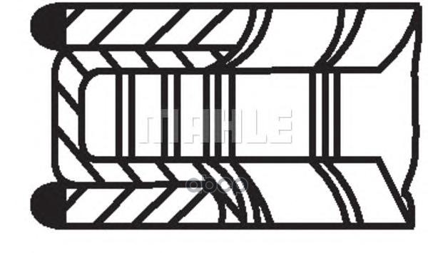 Кольца Поршневые 1Шт Toyota 1.6-1.8 16V 1Zz/3Zz-Fe =79 1.2X1.2x3 Std 98> Mahle/Knecht арт. 60777N0