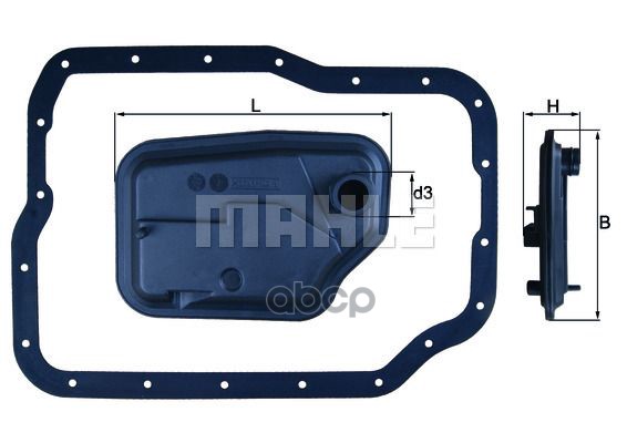 Фильтр гидравлический HX149D Mahle/Knecht арт. HX149D