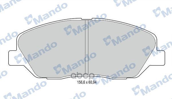 ТОРМОЗНЫЕ КОЛОДКИ HYUNDAI MBF015551 Mando арт. mbf015551